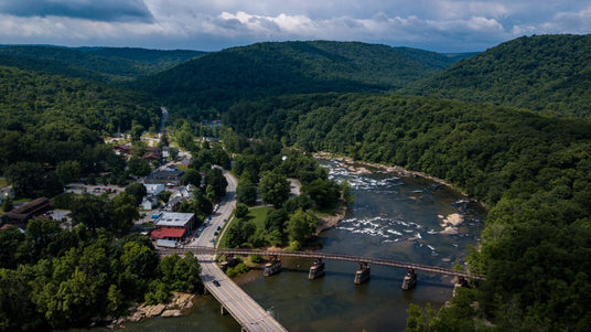 A view of the town Ohiopyle