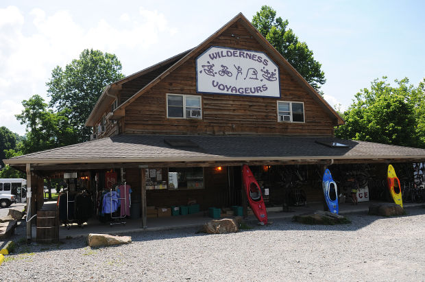 Wilderness Voyagers storefront in Ohiopyle PA