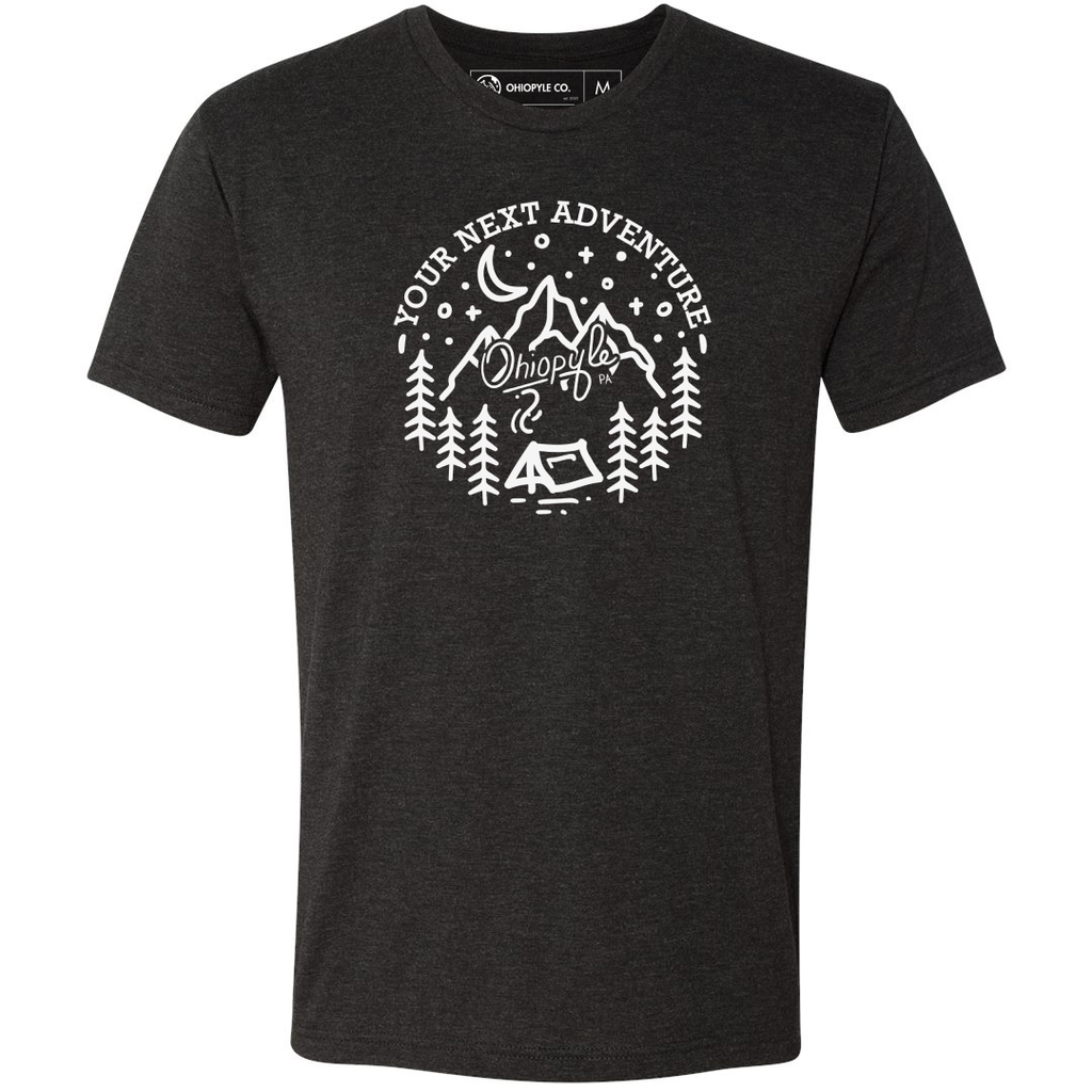 Ohiopyle State Park t-shirt in a black triblend color
