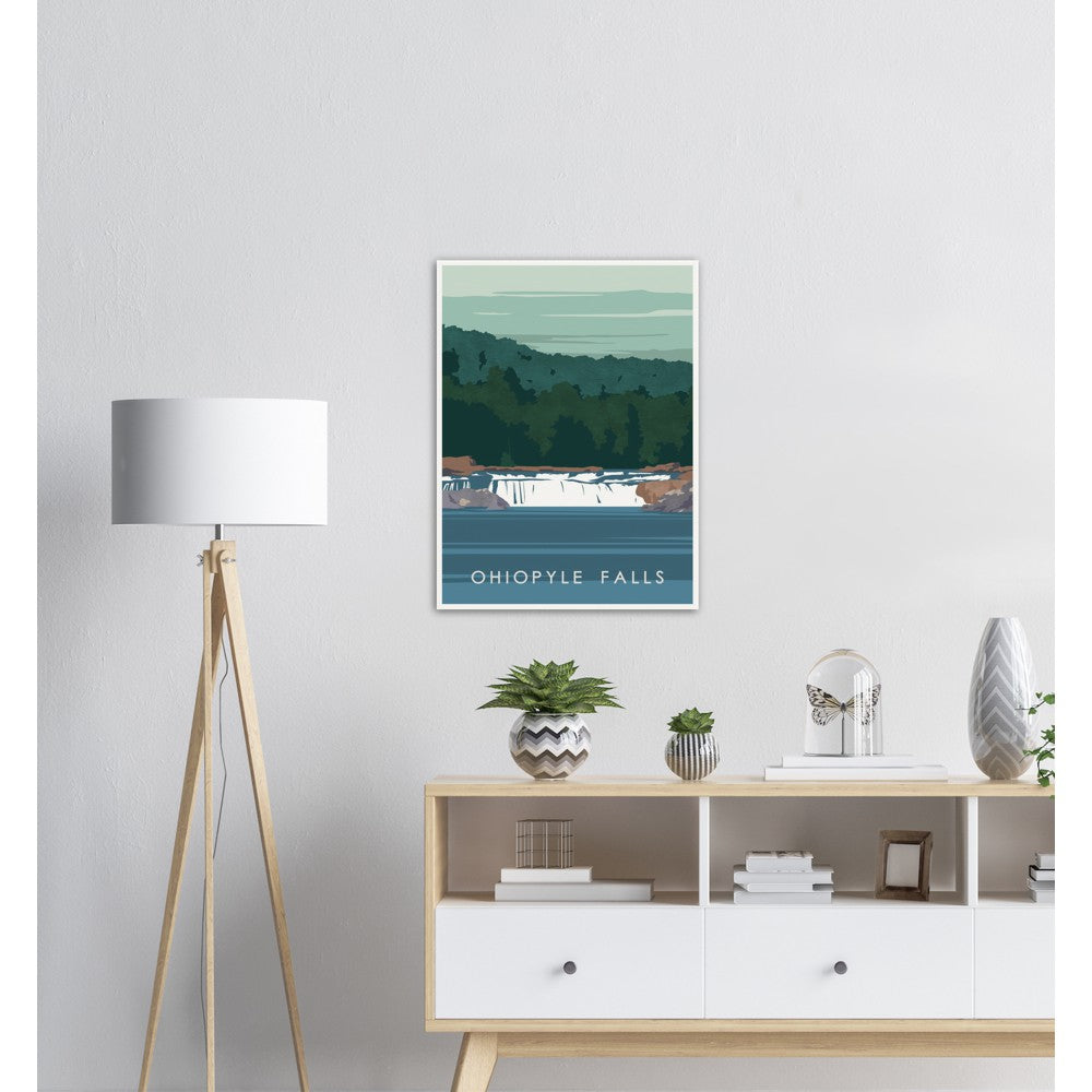 Ohiopyle Falls in Ohiopyle State Park Poster 18x24"