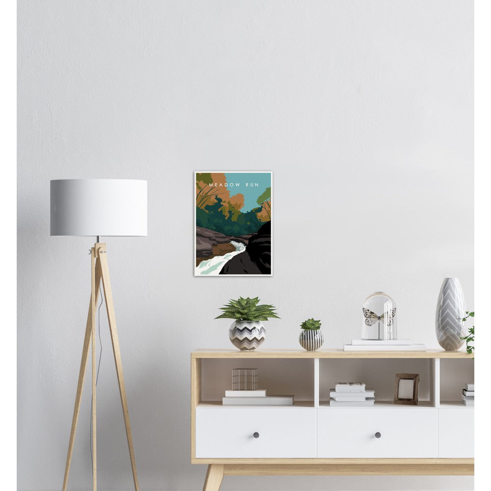 Meadow Run Ohiopyle State Park Poster 12x16"