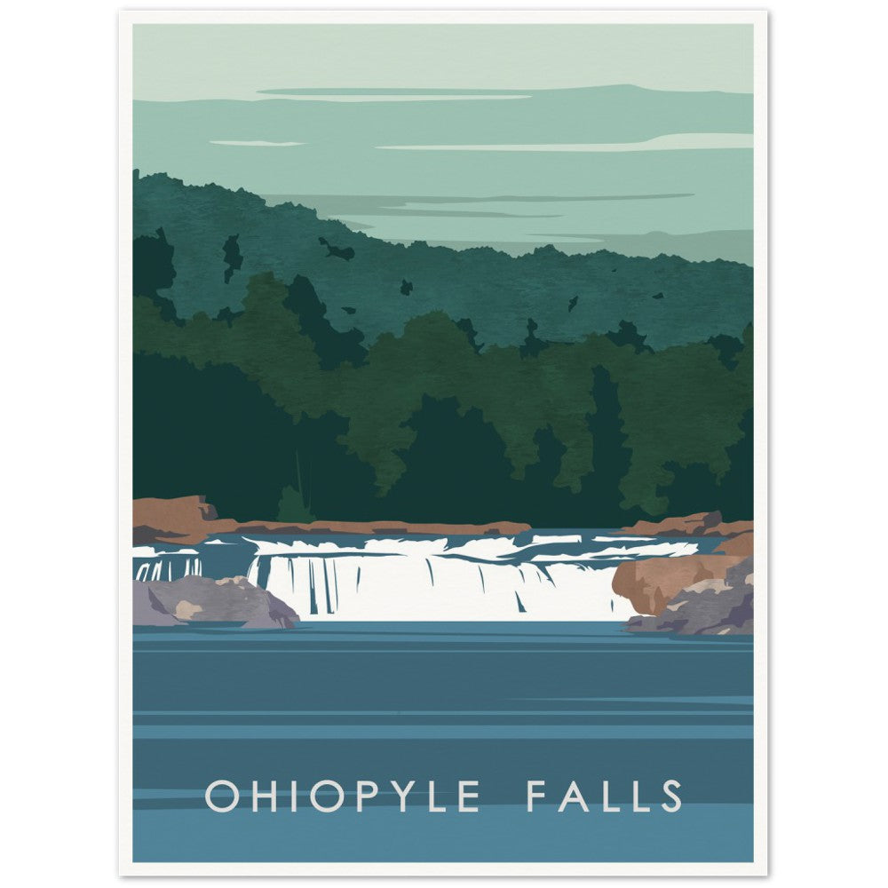 Ohiopyle Falls in Ohiopyle State Park Poster