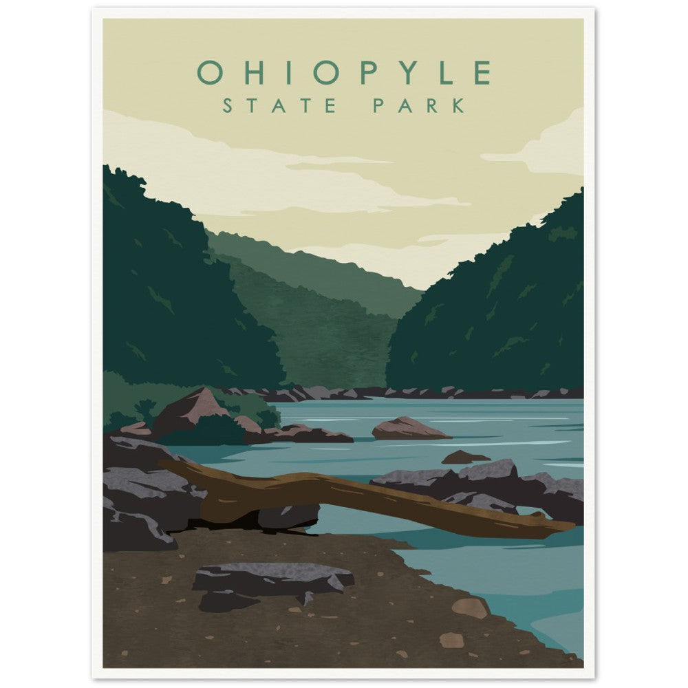 Ohiopyle State Park Poster in Ohiopyle, PA