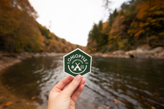 An Ohiopyle Pennsylvania Vinyl Sticker