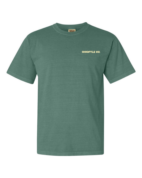 A green Ohiopyle State Park T-shirt