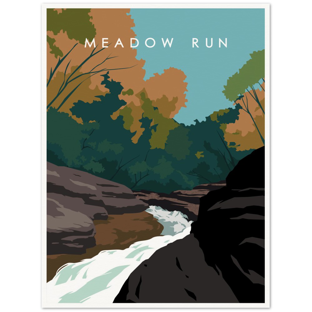 Meadow Run Ohiopyle State Park Poster