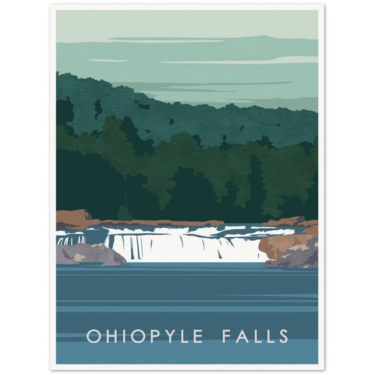 Ohiopyle Falls in Ohiopyle State Park Poster